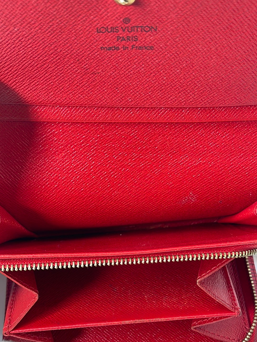 Louis Vuitton Red Epi Leather Vertical Bifold Long Wallet – OPA Vintage