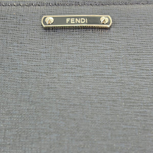 Preloved Fendi Navy Leather Zippy Wallet 8M0299F091392562 011123