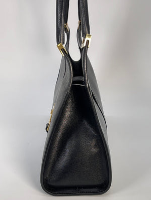 PRELOVED Gucci Black Leather Small Jackie O Hobo Shoulder Bag 0021067.001998 03023