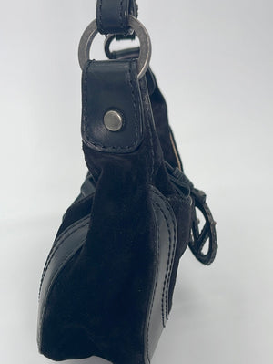 Preloved Valentino Garavani Suede Leather Shoulder Bag RMKYTGK 032123