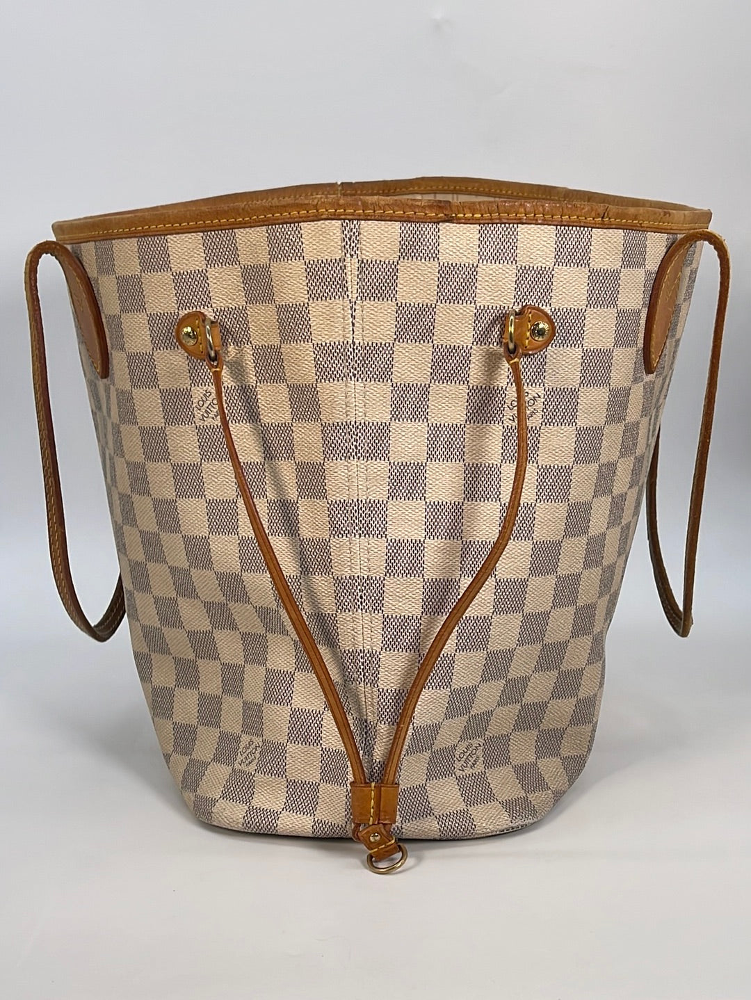 Preloved Louis Vuitton Damier Azur Neverfull MM Tote AR4079 012323 ** DEAL** - $400 OFF