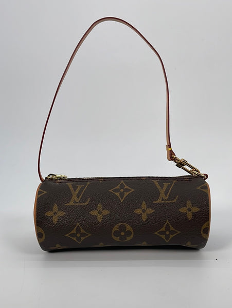 LOUIS VUITTON Brown Monogram Mini Papillon Barrel Bag - ShopperBoard