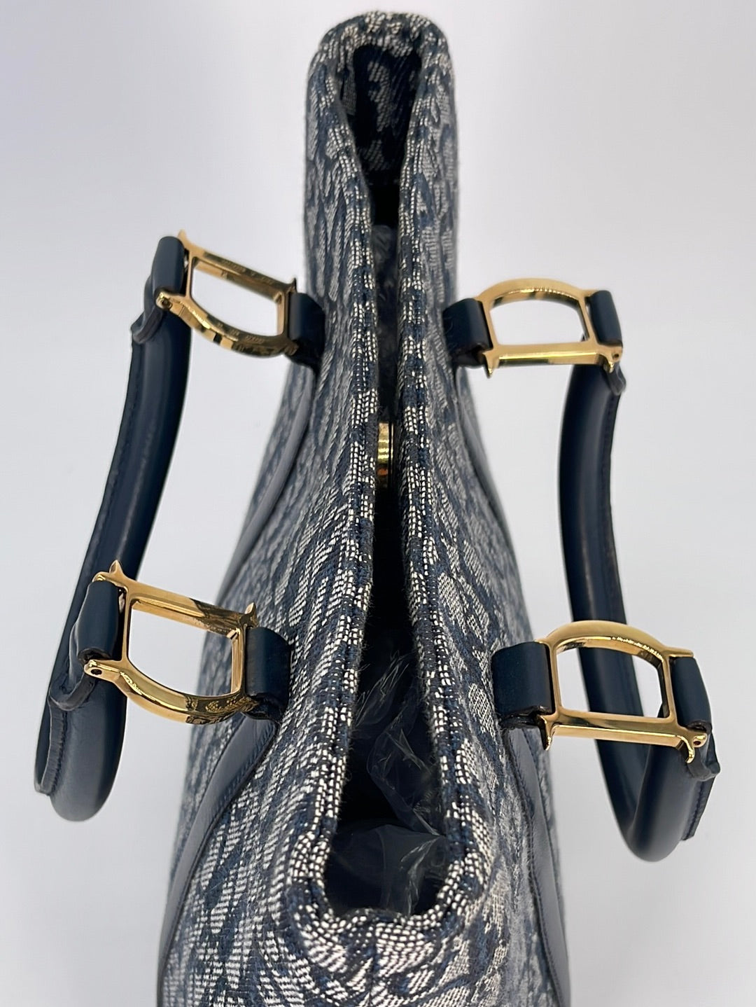 Christian Dior 2004 Navy Blue Trotter Handbag · INTO