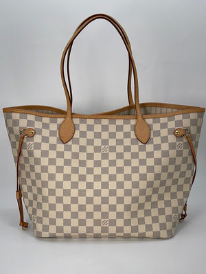 PRELOVED Louis Vuitton Damier Azur Neverfull MM Tote VYWHDDY 021523