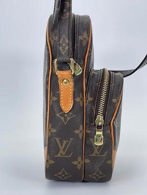 VTG~Louis Vuitton Paris Made in France Monogram Crossbody Mini Bag  8Hx6Wx3.5D
