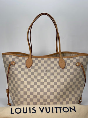 PRELOVED Louis Vuitton Damier Azur Neverfull MM Tote VYWHDDY 021523