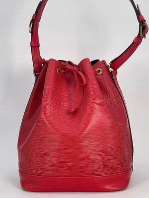 Preloved Louis Vuitton Noe Red Epi Leather Bag MKTM269 032823 *** Lightening Deal Apr 18 ***