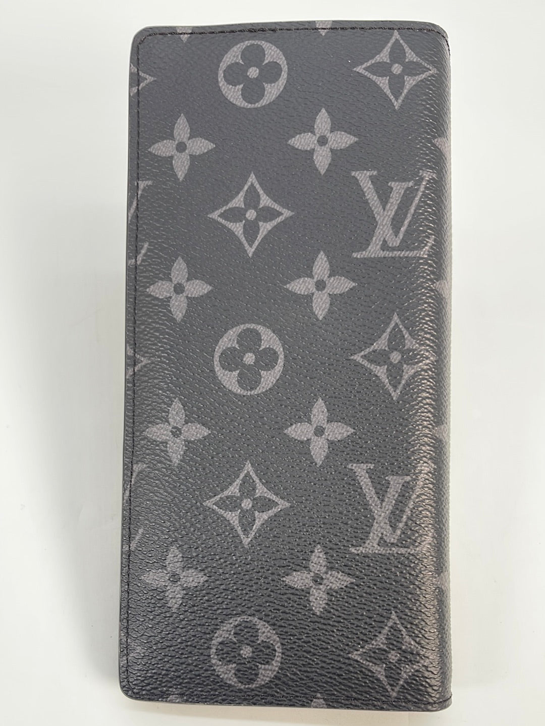 Preloved LOUIS VUITTON Black Monogram Brazza Bifold Long Wallet HH9JWWT 013023