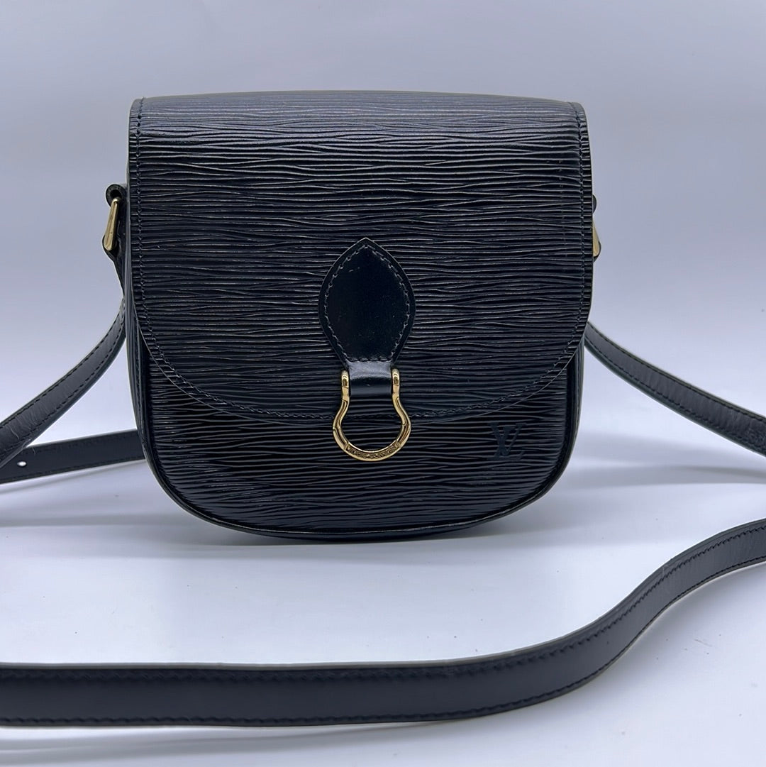 Louis Vuitton, Bags, Louis Vuitton Saint Cloud Handbag Epi Leather Pm