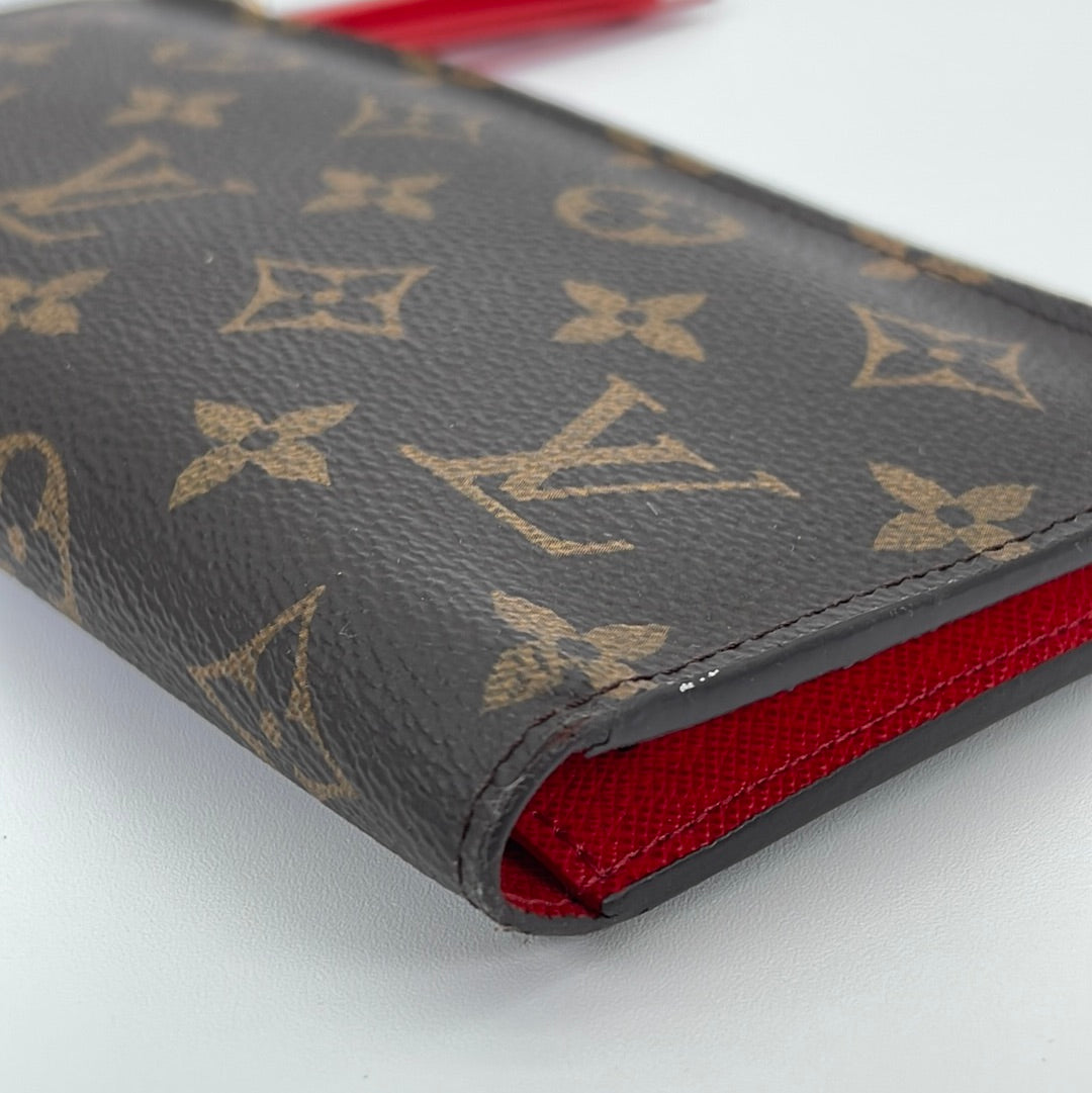 💯% Authentic Louis Vuitton Adele Embossed Empreinted Leather Wallet ✨