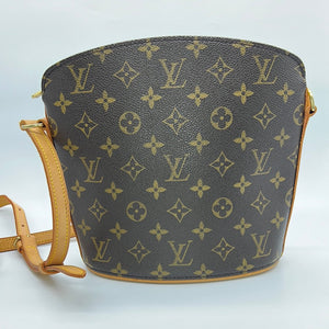 Vintage Louis Vuitton Monogram Canvas Drouot Crossbody Bag LM0015 012223