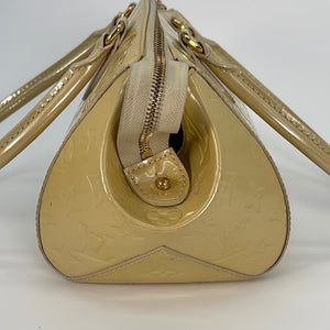 Preloved Louis Vuitton Yellow Vernis Monogram Sherwood PM Handbag FL0181 030723
