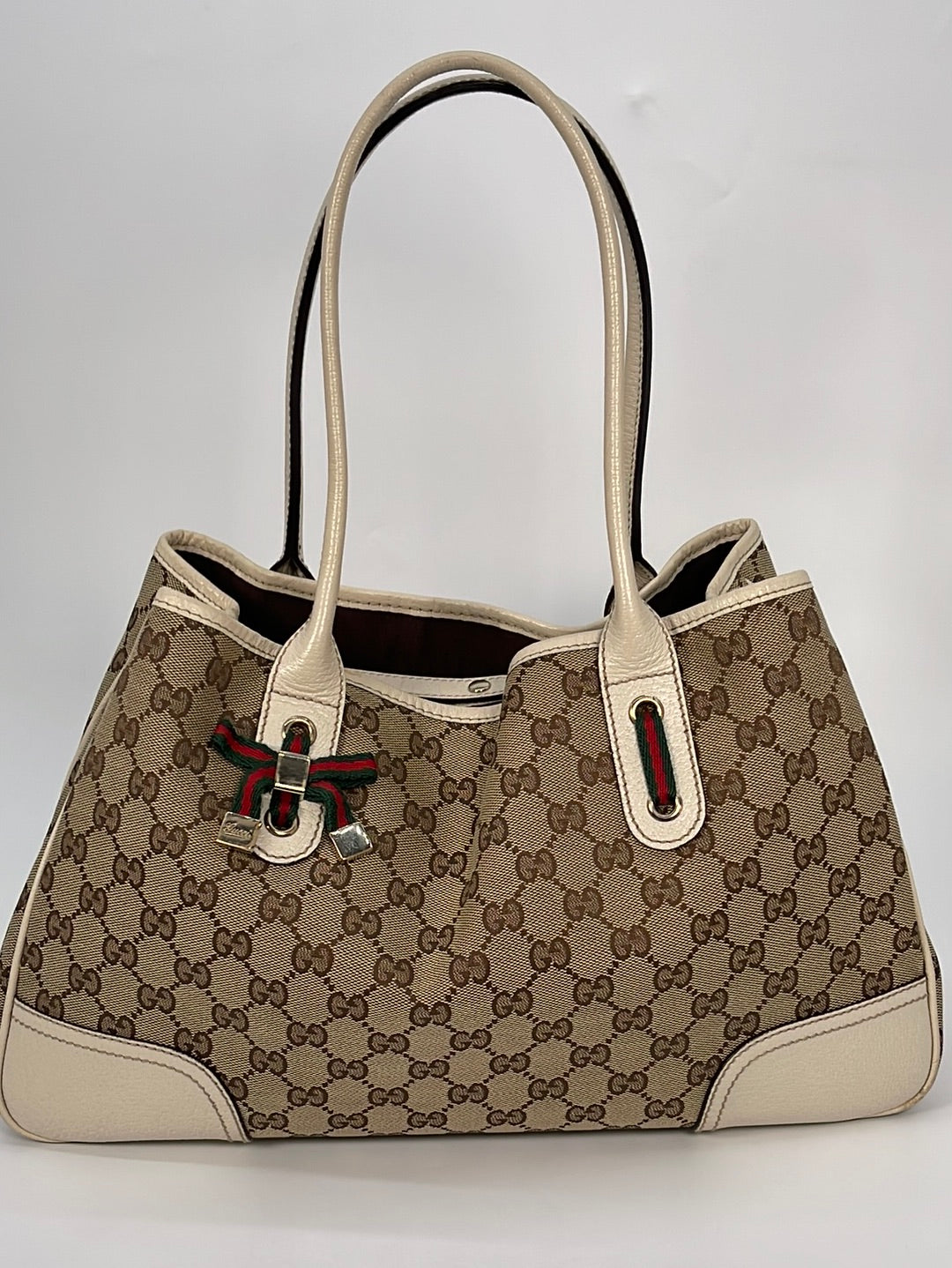 Vintage Gucci GG Canvas Princy Tote Bag 163805123 020823