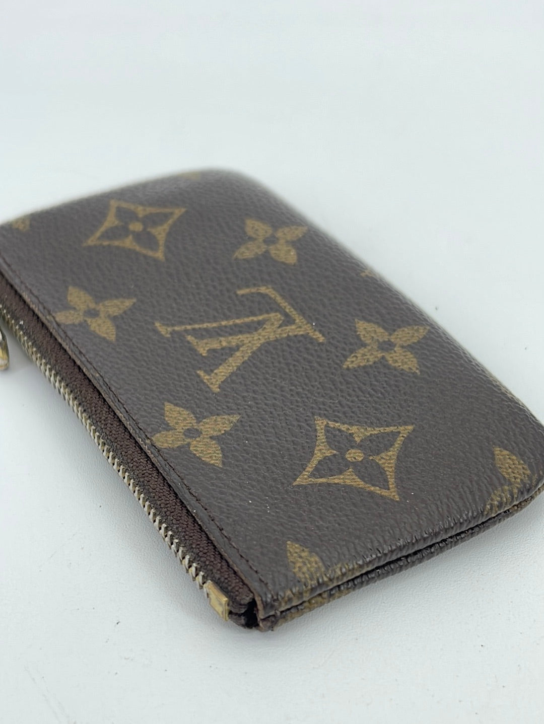 Authentic LOUIS VUITTON Monogram Groom Coin Purse Pochette Cles Wallet  #18034