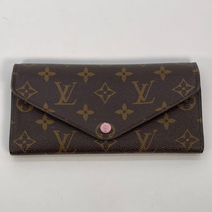 Louis Vuitton - Authenticated Victorine Wallet - Cloth Brown for Women, Good Condition