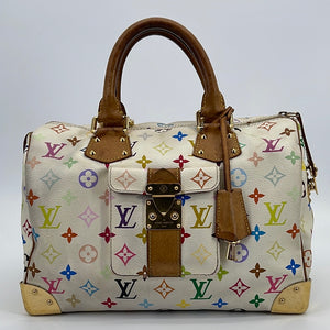 Vintage Louis Vuitton White Multicolor Speedy 30 Bag SP0094 061923 –  KimmieBBags LLC