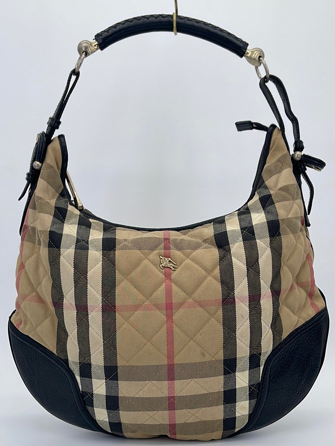 High-end Gift Box] Original Burberry New Pillow Bag Luxury Leather Handbag  Ladies' Party Shoulder Bag 20*14*11CM