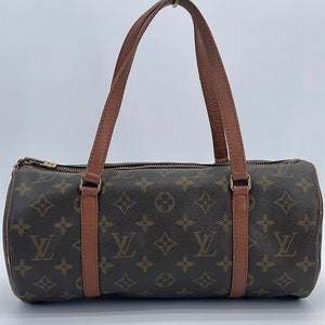 Louis Vuitton Vintage - Monogram Papillon 30 Bag - Brown - Leather