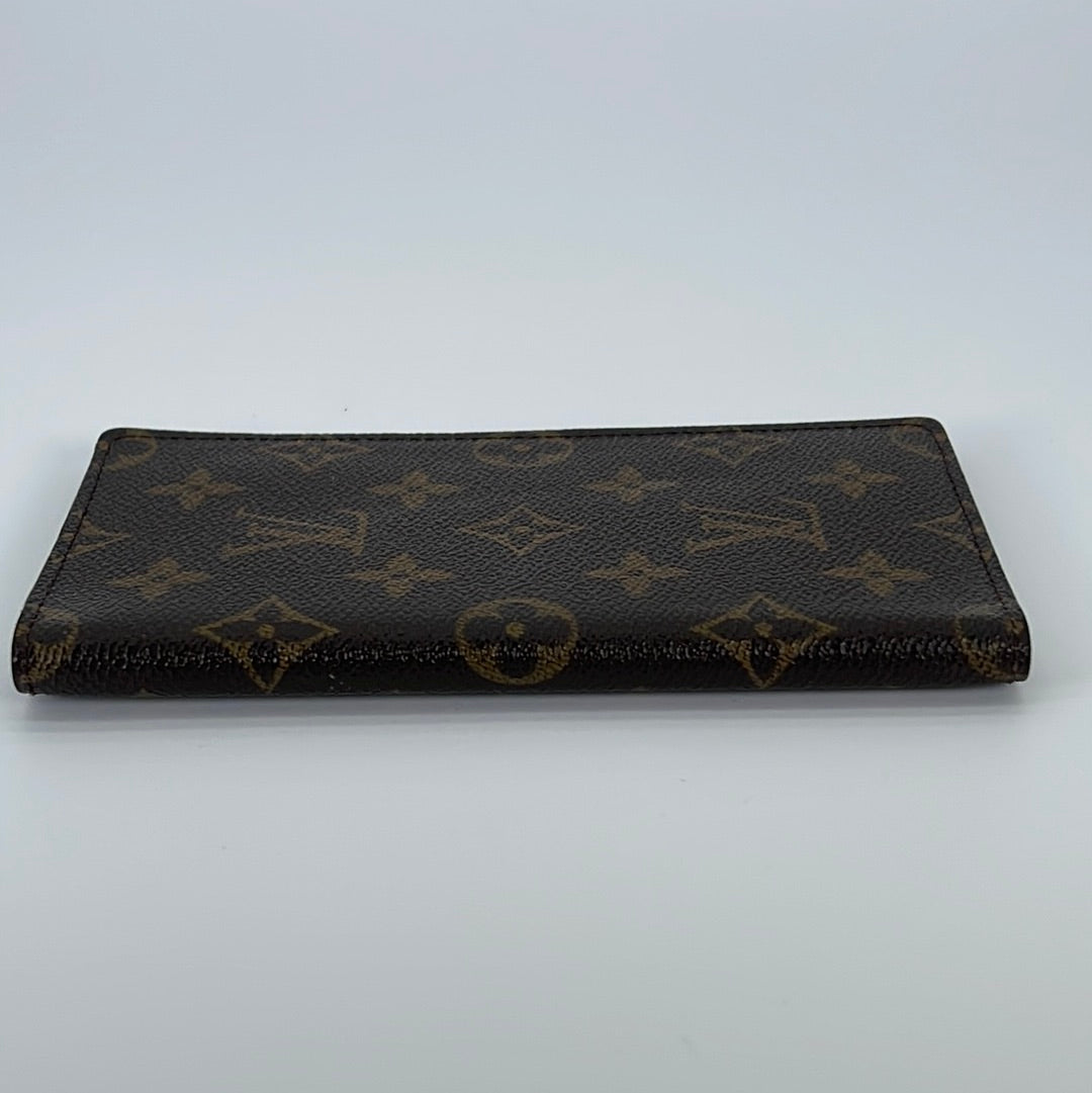 Preloved Louis Vuitton Monogram Checkbook Wallet CA1022 031023