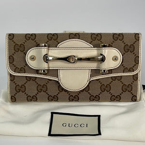 PRELOVED Gucci GG Supreme Canvas Horsebit Long Wallet 1380402778 01112 –  KimmieBBags LLC