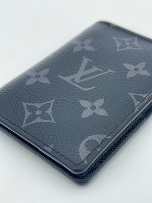 PRELOVED Louis Vuitton Monogram Eclipse Canvas Card Case GI1210 040223