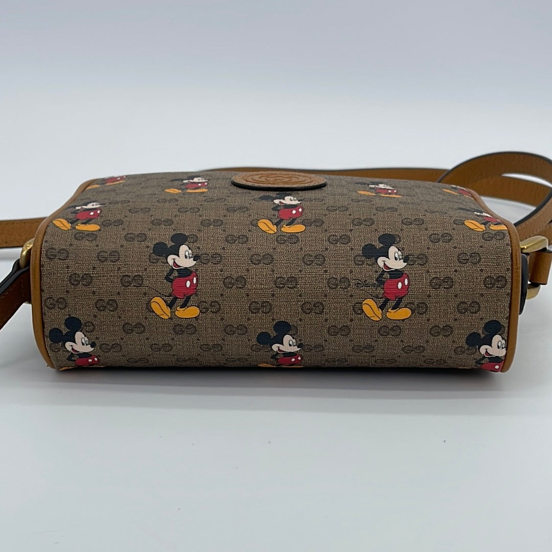 Gucci Disney Mickey Mouse Bucket Bag Printed Mini GG Coated Canvas at  1stDibs  mickey mouse gucci bag, gucci disney bag mickey mouse, gucci bag  with mickey mouse