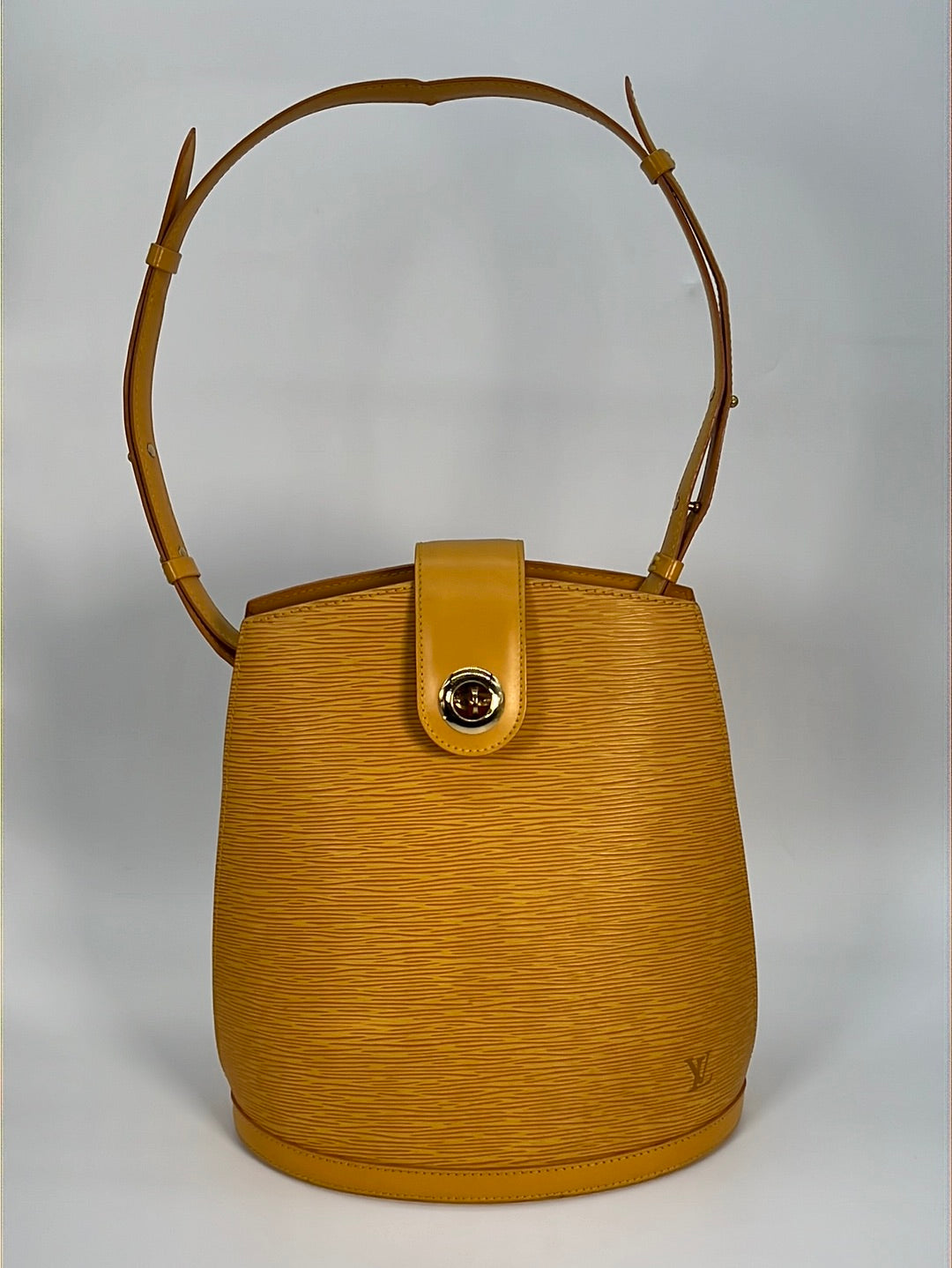 Louis Vuitton Papillon Yellow Epi W/ Pouch Shoulder Bag