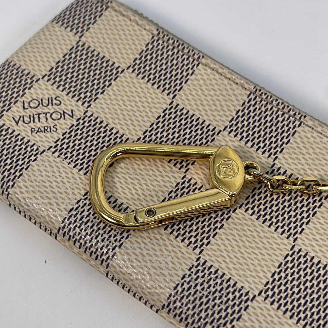 PRELOVED Louis Vuitton Damier Azur Pochette Cles Wallet Coin Key Pouch –  KimmieBBags LLC
