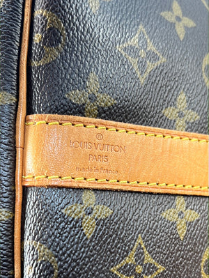 Vintage Louis Vuitton Keepall 60 Monogram Bandolier Bag VI1915 011923