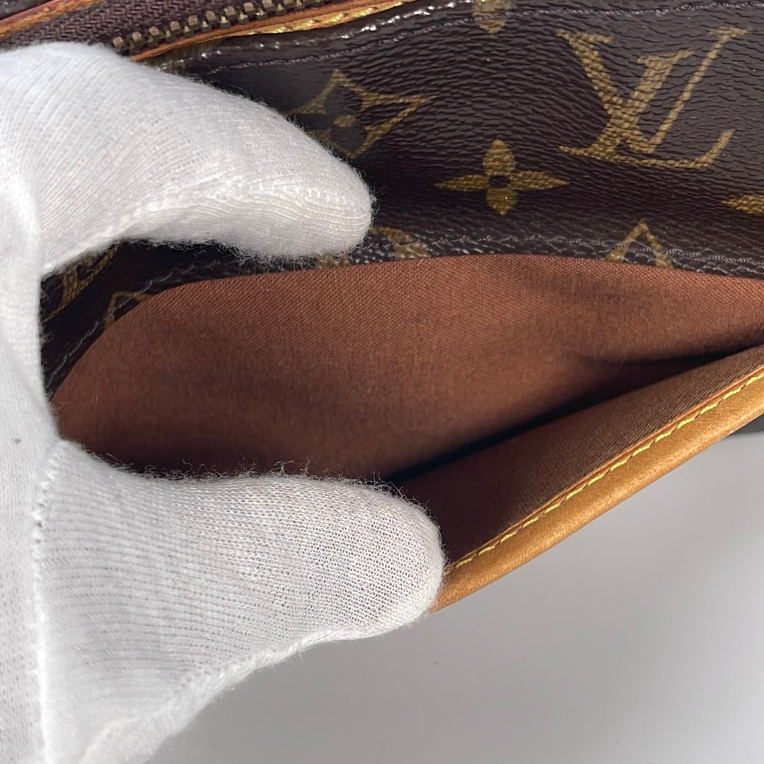 Louis Vuitton Popincourt Long M40008 Brown Monogram Shoulder Bag 11387