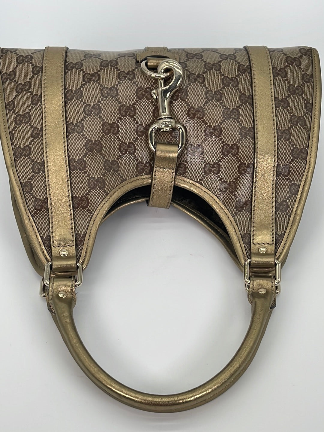 Pre-Owned GUCCI Crystal Coated GG Hobo – Valamode