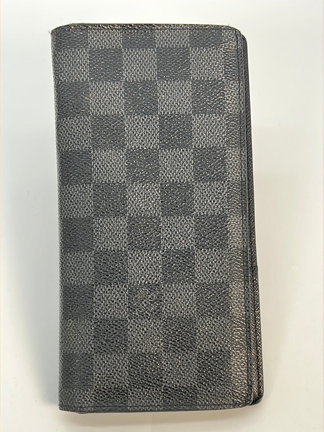 Preloved Louis Vuitton Damier Graphite Checkbook Wallet SP5019 012823