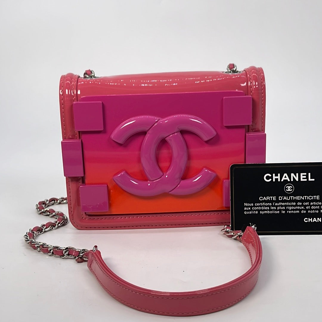 CHANEL Boy Orange Bags & Handbags for Women for sale