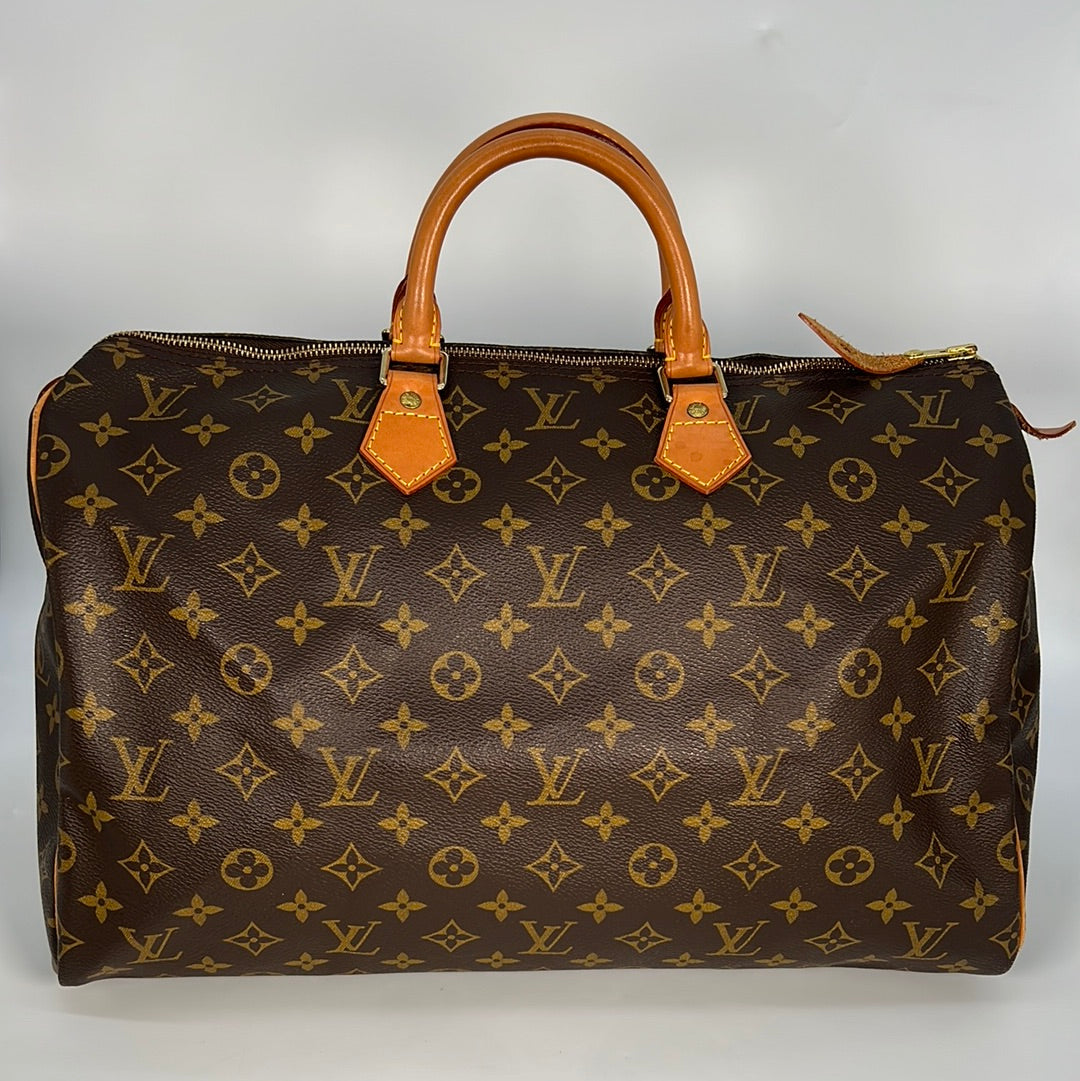 Louis Vuitton Speedy 40 Monogram Handbag Auction