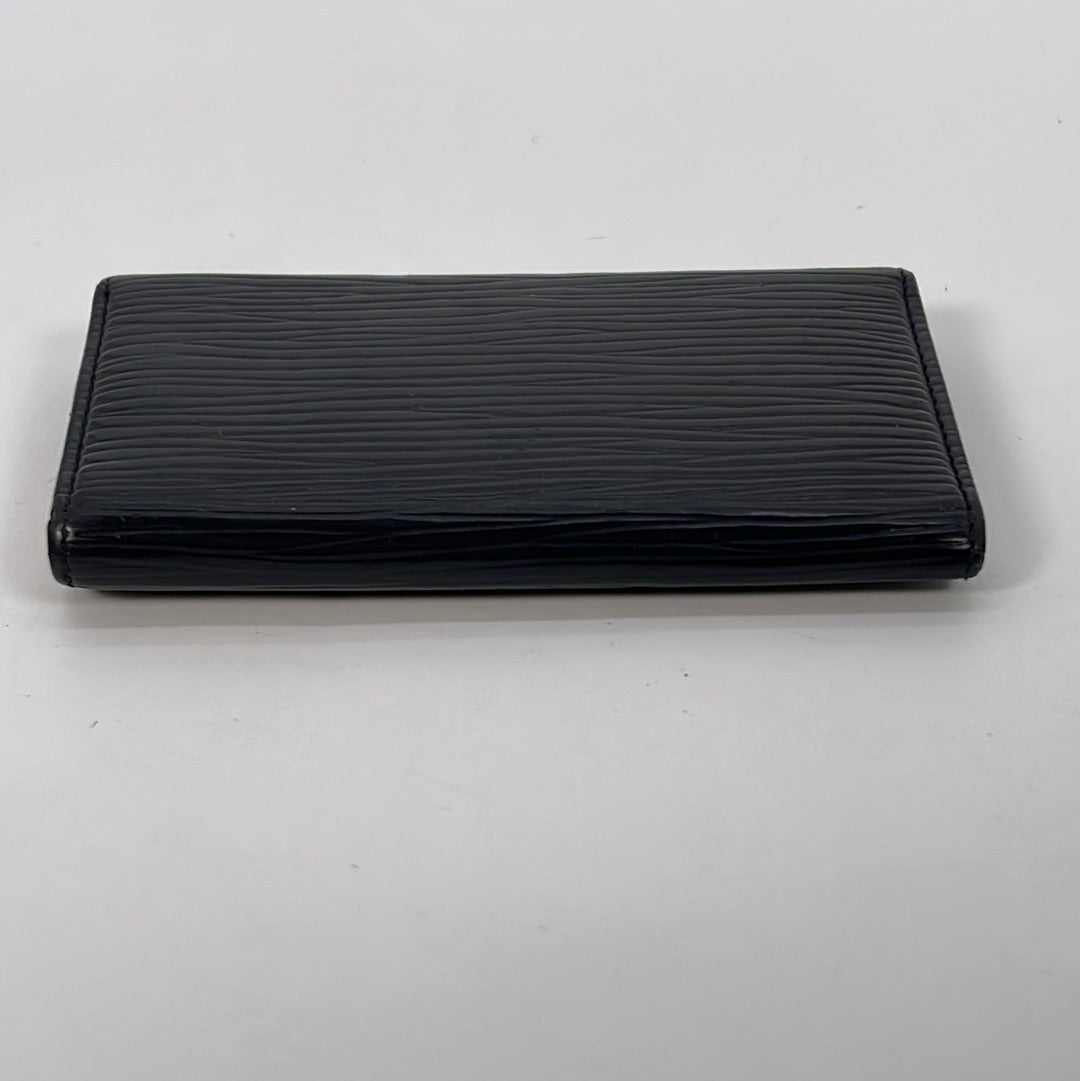 Preloved Louis Vuitton Black Epi 4 Key Holder LO0952 022723
