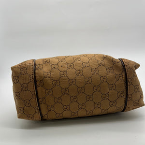 Preloved GUCCI Brown GG Canvas Handbag 1013332123 012223