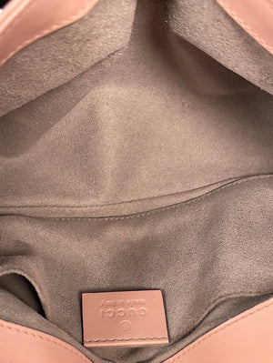 Gucci Pink Leather Small Shoulder Bag