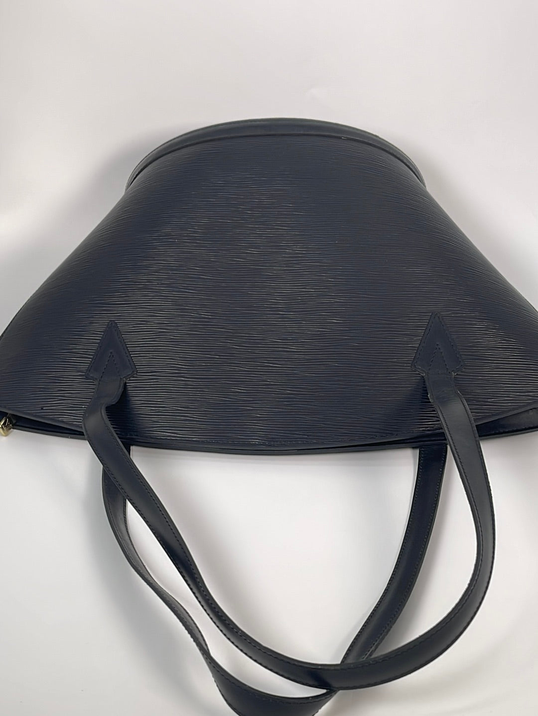 PRELOVED Louis Vuitton Saint Jacques GM Black Epi Leather Shoulder Bag AS0967 011323