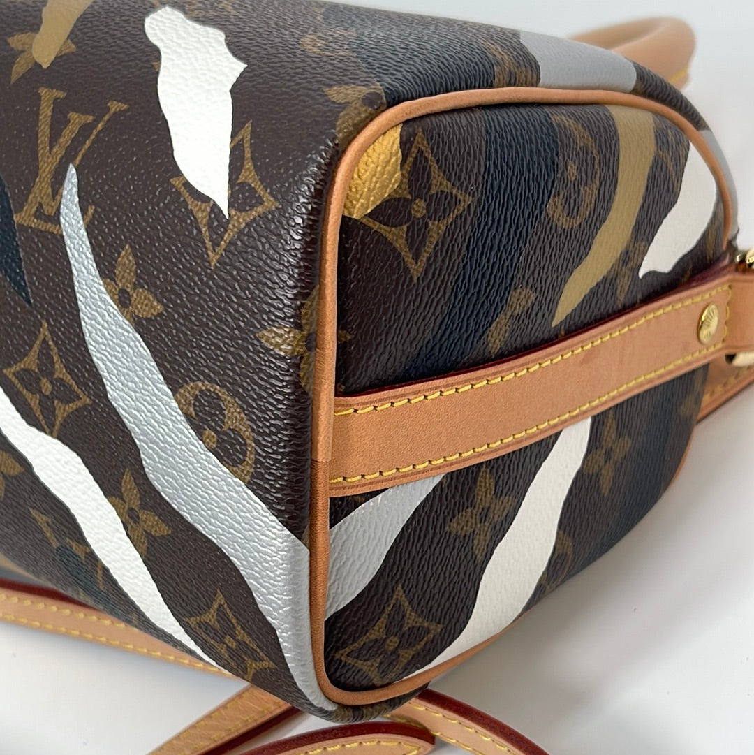 Louis Vuitton Speedy Eden Limited Edition Bandouliere Pesh Monogram Canvas  Cross Body Bag – MISLUX