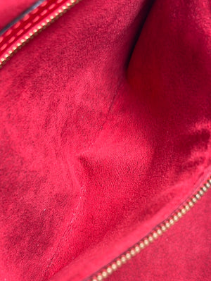 Louis Vuitton Red Epi Leather Salvanga Crossbody Bag at Jill's Consignment