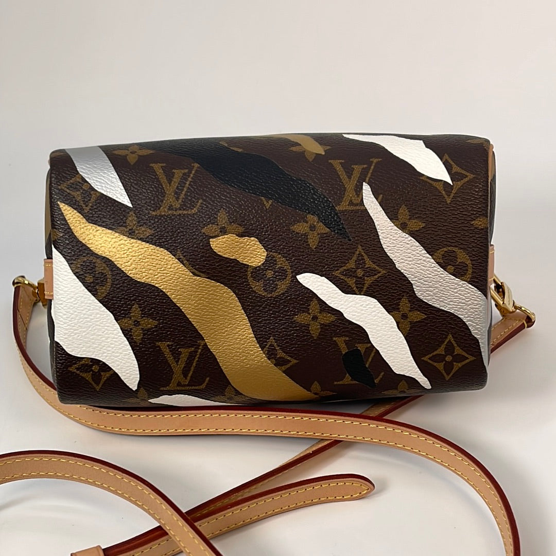 SOLD LV Limited Edition Crafty Speedy Bandoliere25  Monogram crossbody  bag, Lv limited edition, Louis vuitton messenger bag