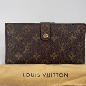 Vintage Louis Vuitton Monogram Long Wallet Continental Clutch SD0070 021023