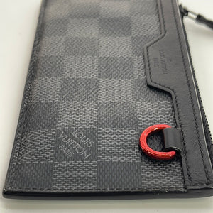 Preloved Louis Vuitton Damier Graphite Men's Utility Wallet FH2250