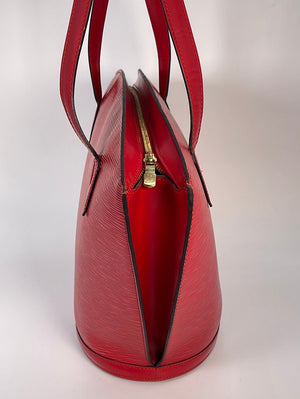 PRELOVED Louis Vuitton Saint Jacques GM Red Epi Leather Shoulder Bag A20954 022623