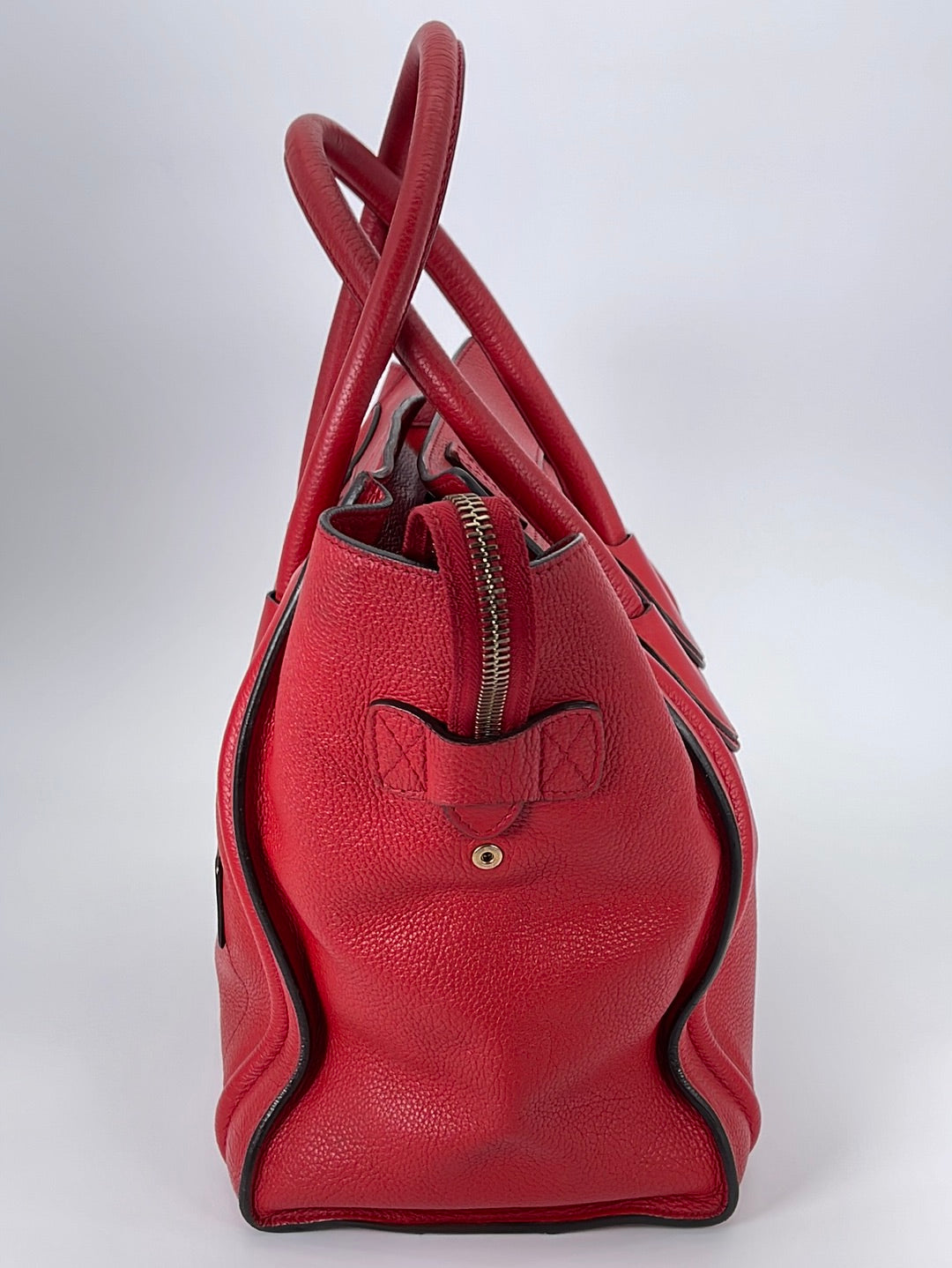 Preloved Celine Red Luggage Handbag SVP0132SUP0132 031323  *** DEAL ** - $600 OFF