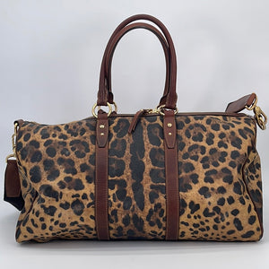 louis vuitton travel bag cheetah