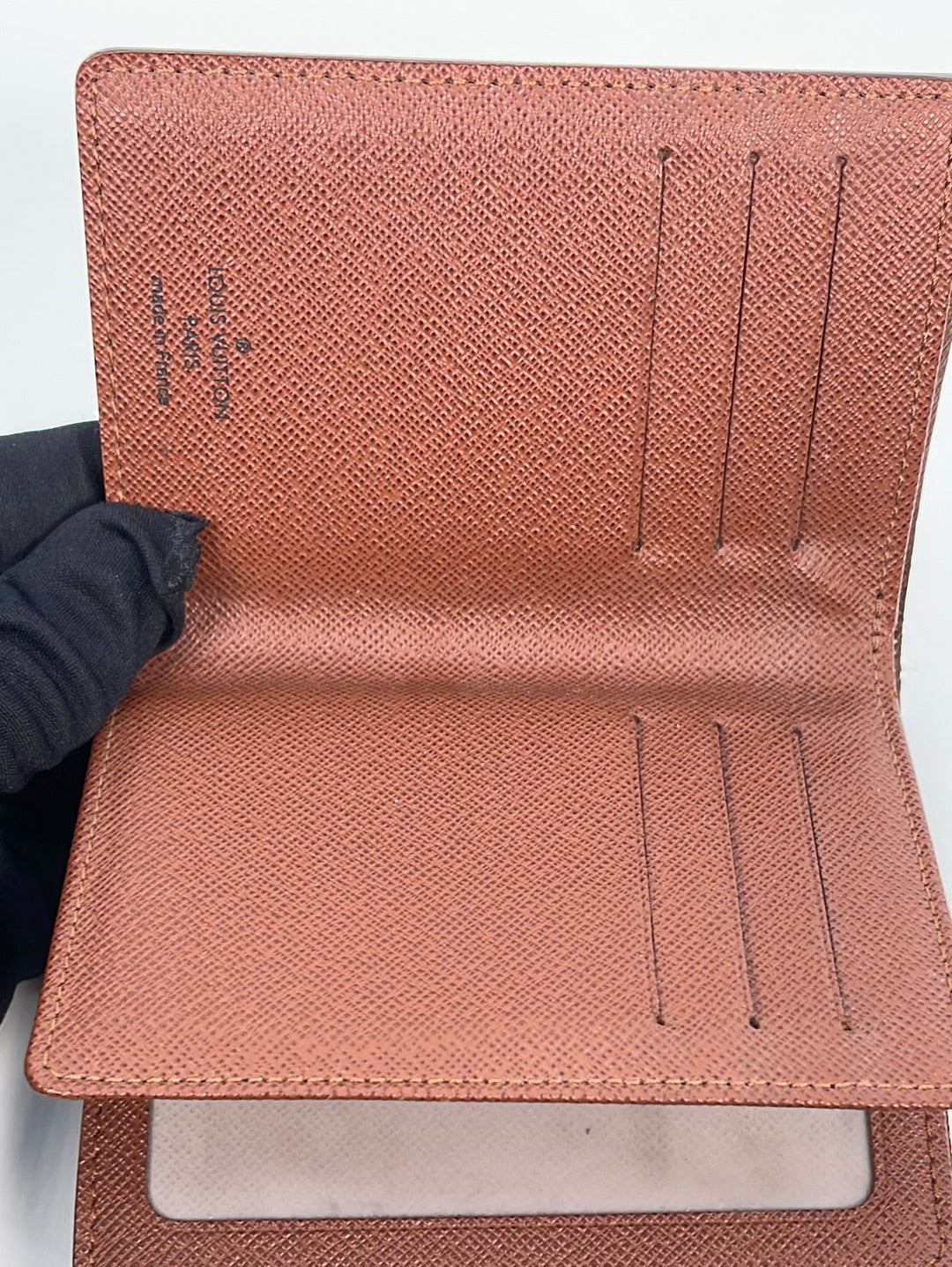 Louis Vuitton Joey Damier Ebene Bi-Fold Wallet on SALE