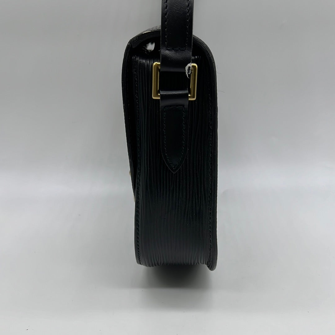Sold at Auction: AUTHENTIC LOUIS VUITTON SAINT CLOUD GM EPI LEATHER  SHOULDER BAG