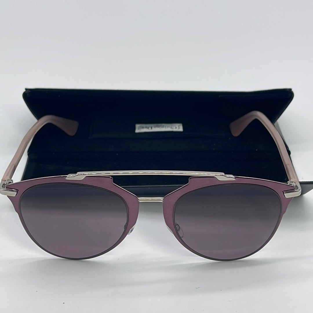 Preloved Dior Purple Reflected Aviator Sunglasses with Case 1ROP7 112022