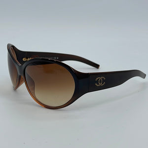 Preloved Chanel Interlocking CC Logo Bronze Sunglasses 54 041923